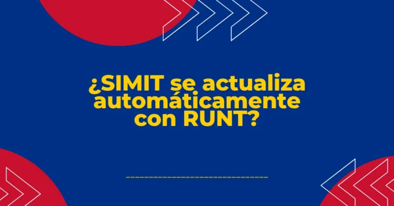 ¿SIMIT se actualiza automáticamente con RUNT